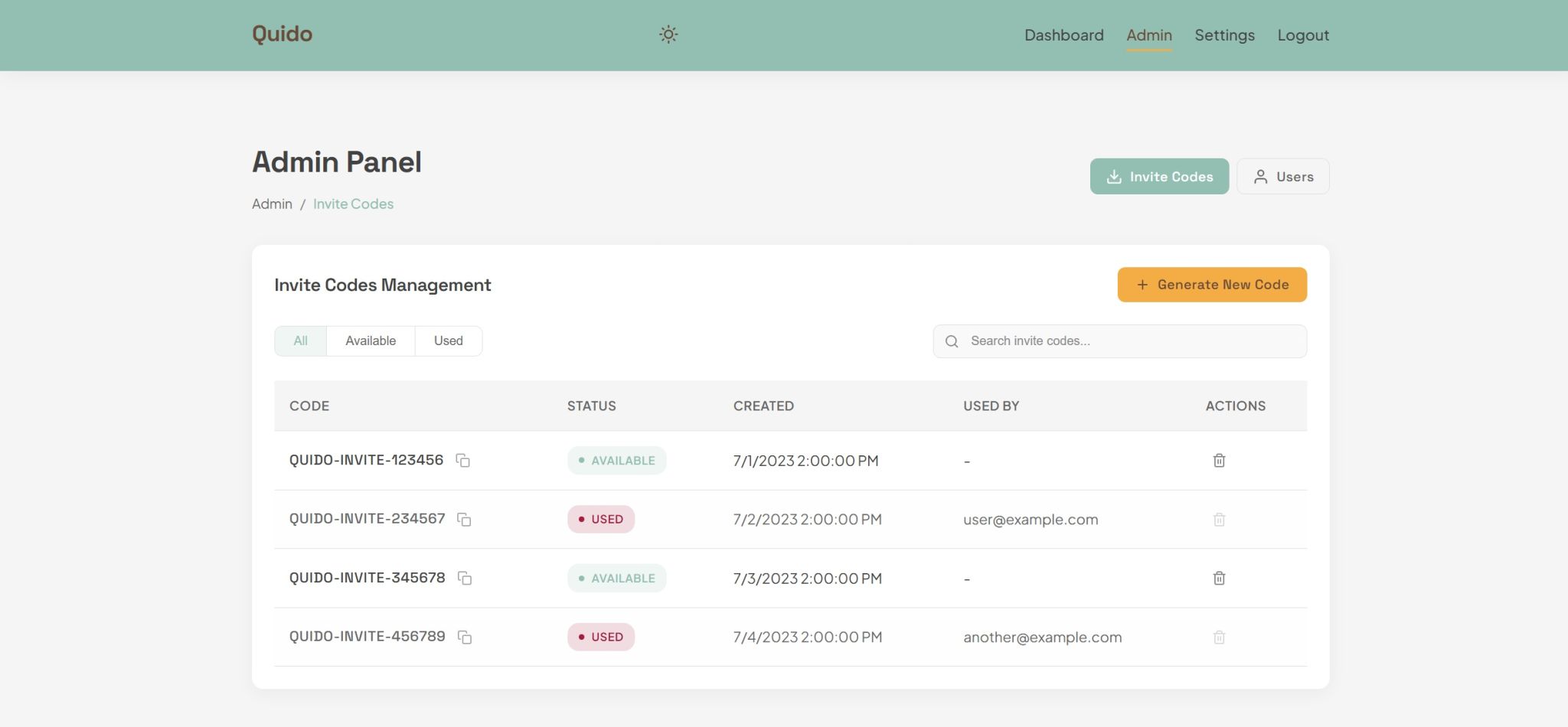Backend code structure with Flask routes and API endpoints